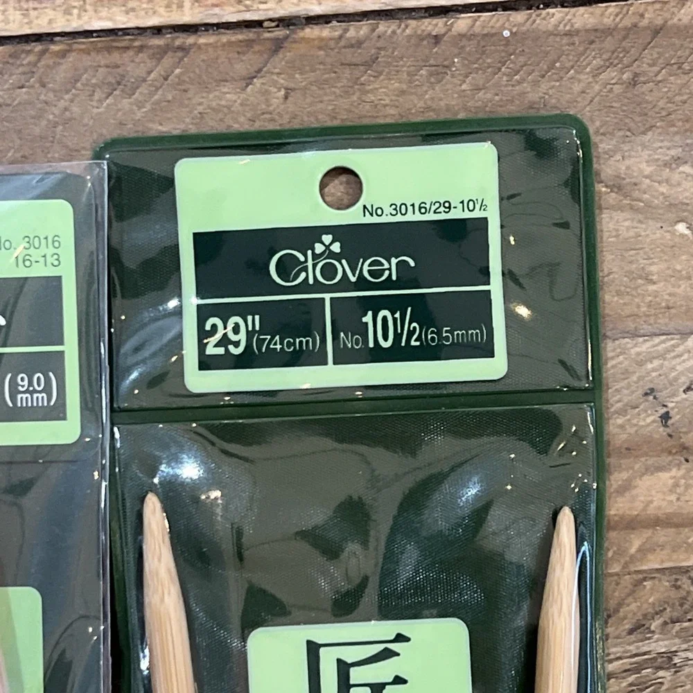 Clover Takumi Bamboo Premium Knitting Needles Set - Circular & Flex Styles